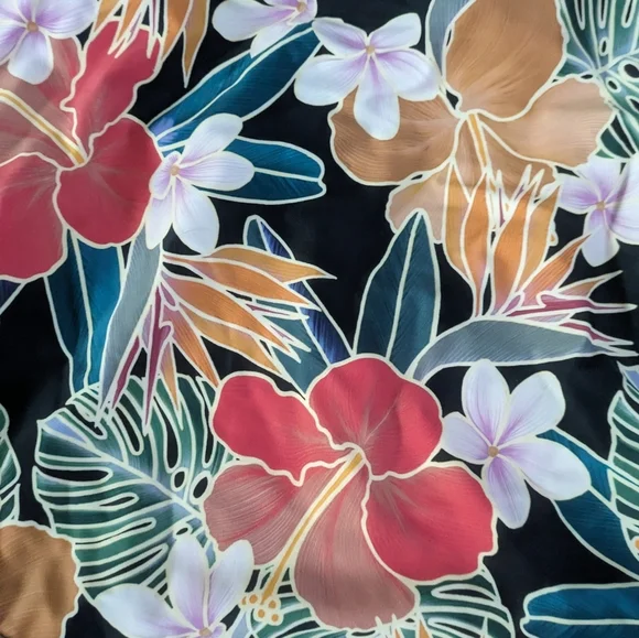 Hurley Tropical Floral Women Xtra Small Multicolor Swim Suit UPF 50 042024 - Picture 5 of 10